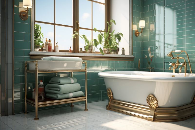 Vintage Bathtub Setup